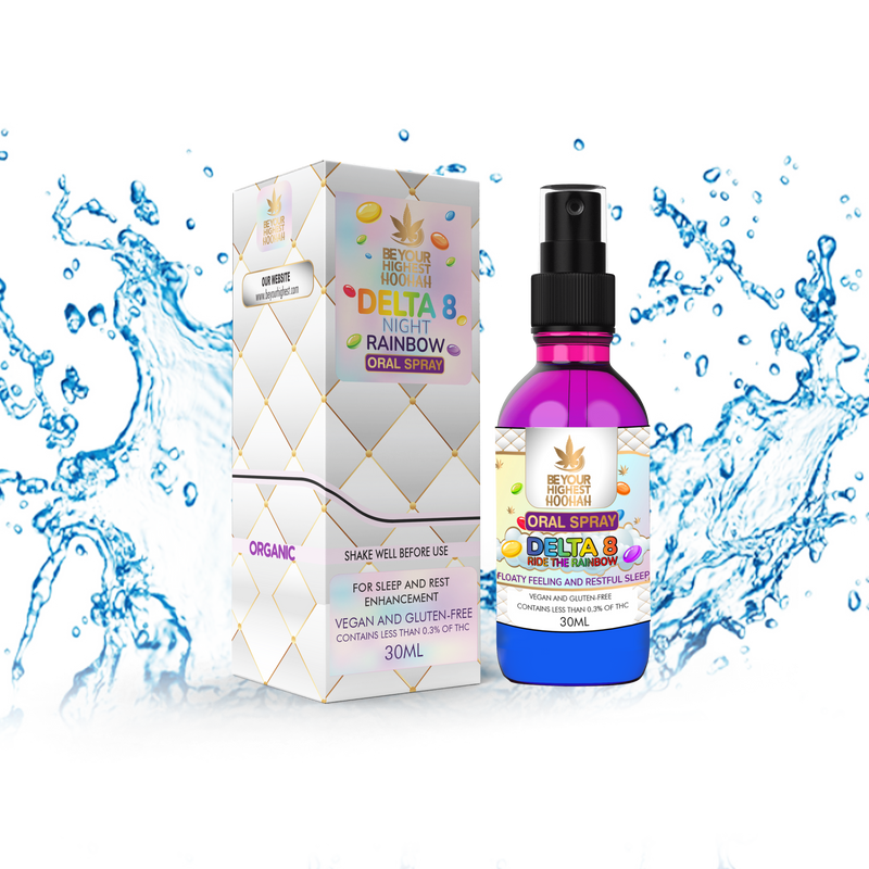 Delta-8 Hoohah Oral Spray - Psychoactive Rest and Sleep | Delta-8 Oil | BeYourHighest