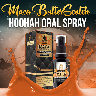 Maca Butterscotch Energy Hoohah Oral Spray Be Your Highest | CBD Oil Oral Spray