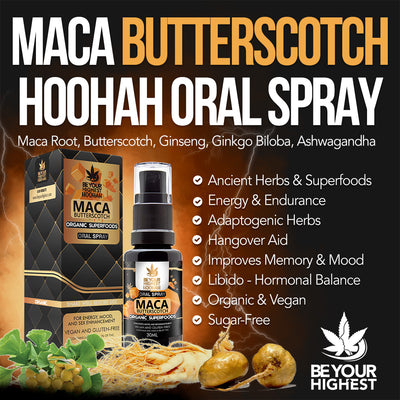 Organic Butterscotch CBD Oil Oral Spray | Day Enhancement for Men women